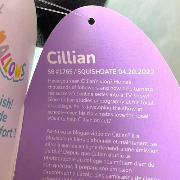 Squishmallows KellyToy 8" Plush Cillian the Cow Soft Plush Toy Animal Brand New - Picture 6 of 6